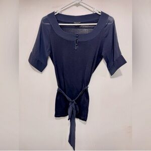 Theory Leora Sweater Navy Size P